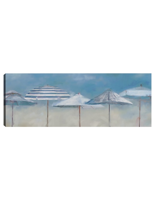 Cuadro decorativo Sombras de verano técnica mixta Playas 1