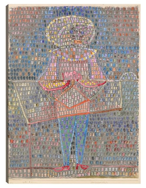 Cuadro decorativo Niño disfrazado (1931) técnica mixta Divertido 1