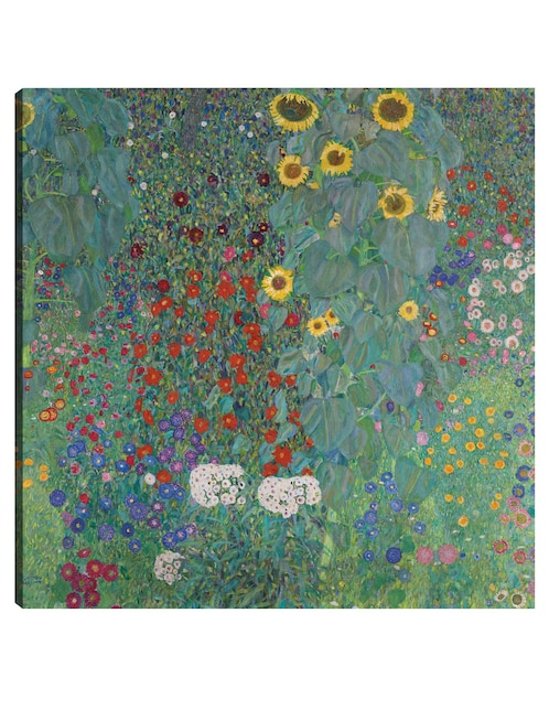 Cuadro decorativo Jardín de la cabaña con girasoles (1907) técnica mixta Primavera 1