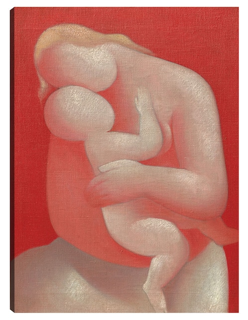 Cuadro decorativo Madre (Madonna rosa) (1933) técnica mixta Gente 1