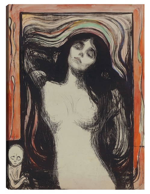 Cuadro decorativo Virgen (1895–1896) técnica mixta Siluetas 1