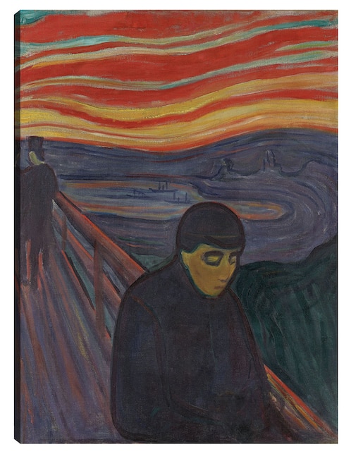 Cuadro decorativo Desesperación (1894) técnica mixta Gente 1