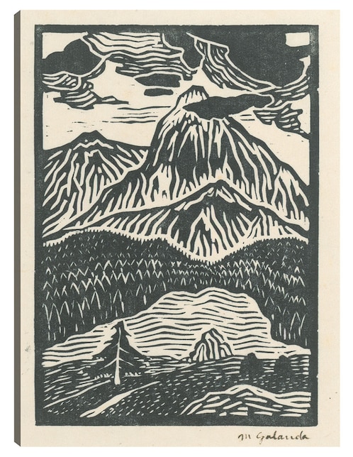 Cuadro decorativo Otoño II (1924) técnica mixta Cuadros Jr Formas