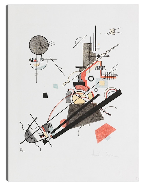 Cuadro decorativo Fröhlicher Aufstieg (1923) técnica mixta Bocetos 1