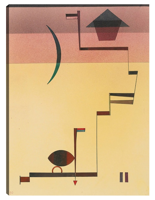 Cuadro decorativo Eckig (Angular) (1931) técnica mixta Formas 1