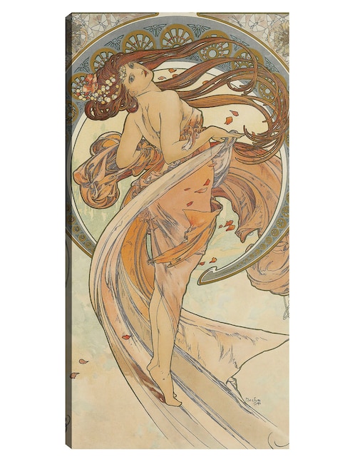 Cuadro decorativo Las artes 2 (1898) técnica mixta Cuadros Jr Gente