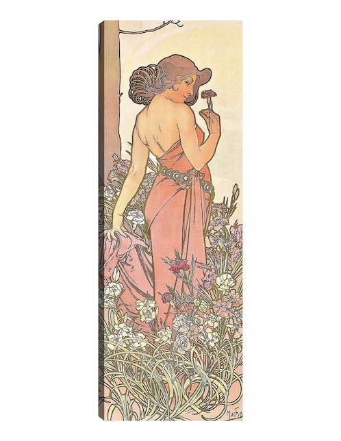 Cuadro decorativo El clavel (1897) técnica mixta Gente 1