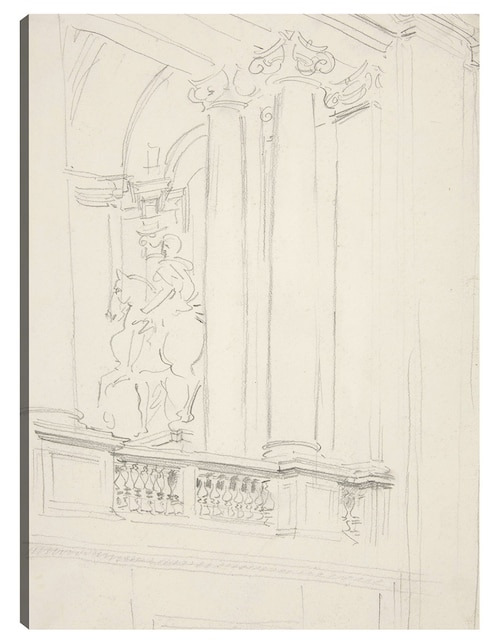 Cuadro decorativo Interior (hacia 1906) técnica mixta Formas 1