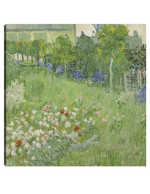 Cuadro decorativo El jardín de Daubigny técnica mixta Primavera 1