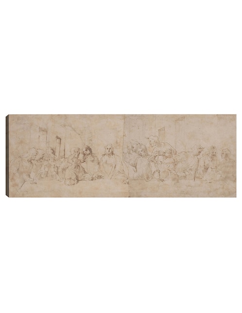 Cuadro decorativo La Última Cena, c. 1515 técnica mixta Cuadros Jr Religión y Espiritualidad