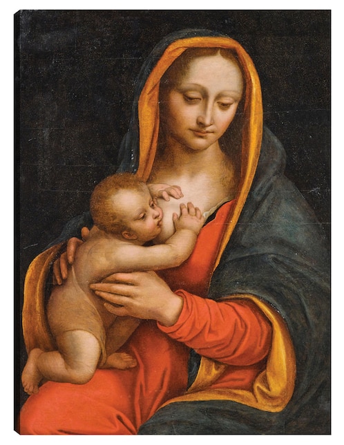 Cuadro decorativo Virgen y el Niño (siglo XVI) técnica mixta Cuadros Jr Vírgenes