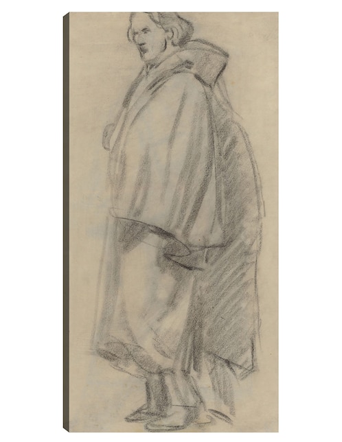 Cuadro decorativo Hombre con capa (verso) (1852-1858) técnica mixta Gente 1