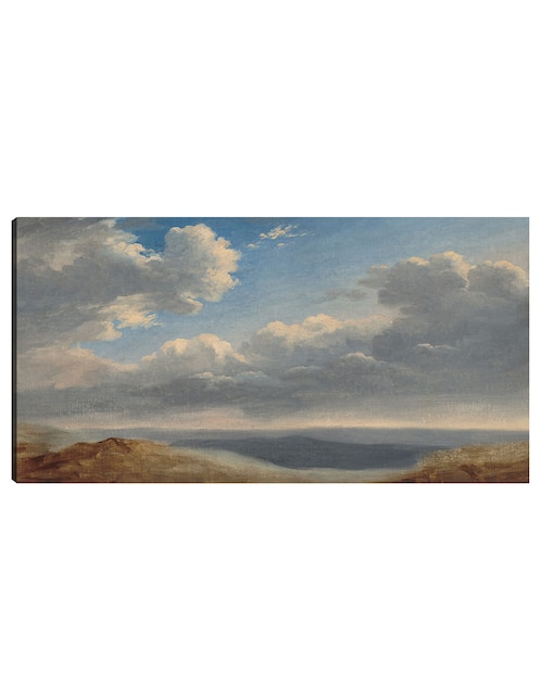 Cuadro decorativo Estudio de las nubes sobre la campaña romana técnica mixta Nubes 1