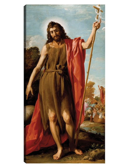 Cuadro decorativo San Juan Bautista en el desierto (1635) técnica mixta Cuadros Jr Figuras Celestiales