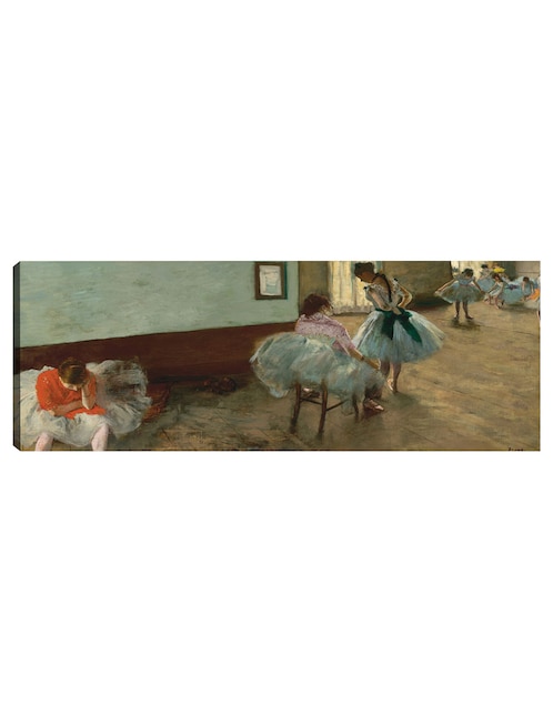 Cuadro decorativo La lección de danza, c. 1879 técnica mixta Gente 1