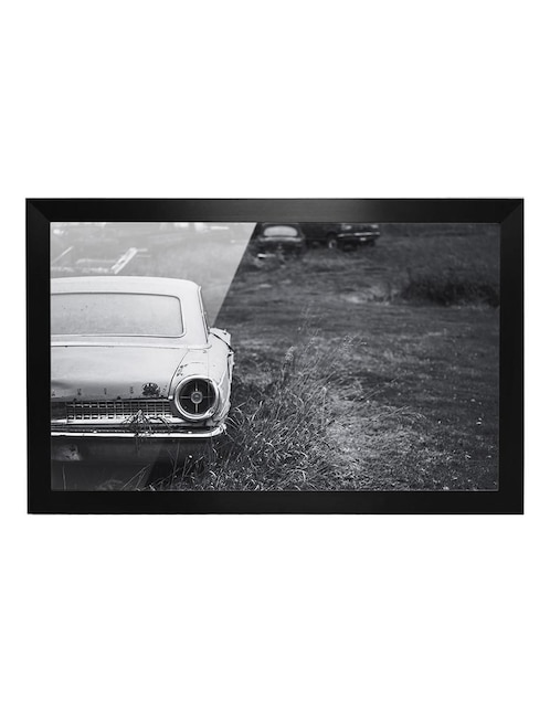 Cuadro decorativo Pixelarte coche