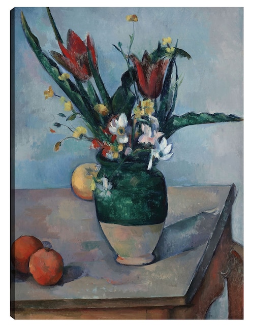 Cuadro decorativo técnica mixta Floreros 1