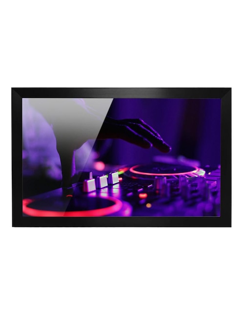 Cuadro decorativo Pixelarte dj