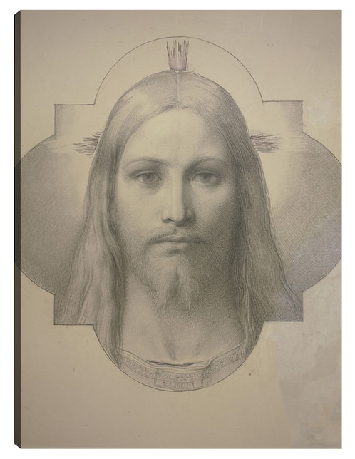 Cuadro decorativo La cabeza de cristo técnica mixta Figuras Celestiales 1