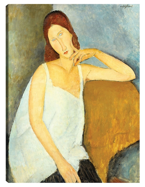 Cuadro decorativo Jeanne Hébuterne (1898-1920) Arte mural técnica mixta Retratos 1