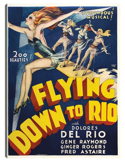 Cuadro decorativo Volando hacia Río [restaurado] técnica mixta Publicidad 1