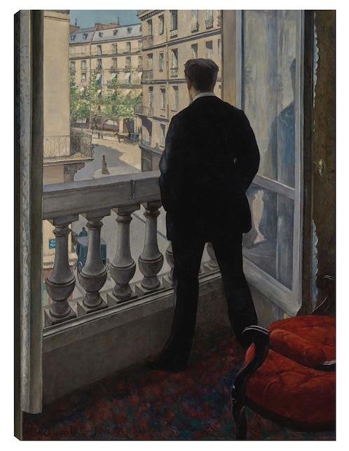 Cuadro decorativo Joven en su ventana (1876) técnica mixta Cuadros Jr Retratos