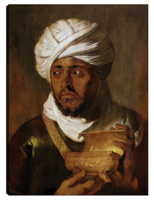 Cuadro decorativo El rey moro (hacia 1618) técnica mixta Retratos 1