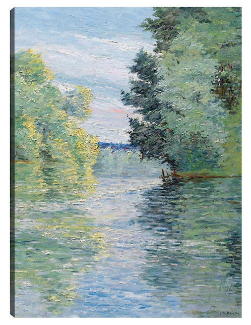 Cuadro decorativo El pequeño brazo del Sena en Argenteuil (1890) técnica mixta Lagos 1