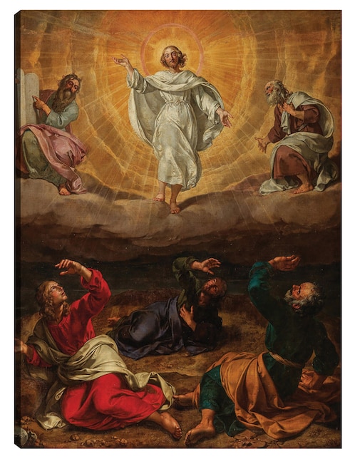 Cuadro decorativo La Transfiguración de Cristo (siglo XVII) técnica mixta Cuadros Jr Figuras Celestiales