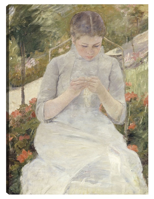 Cuadro decorativo La muchacha del jardín (entre 1880 y 1882) técnica mixta Cuadros Jr Retratos