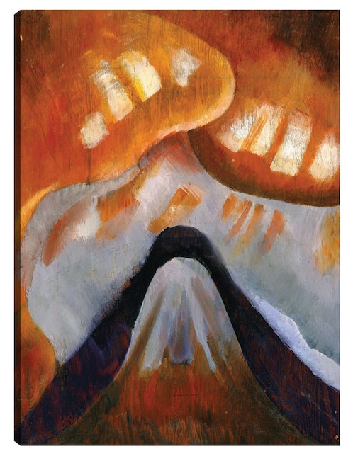 Cuadro decorativo Montaña y cielo (hacia 1925) técnica mixta Formas 1