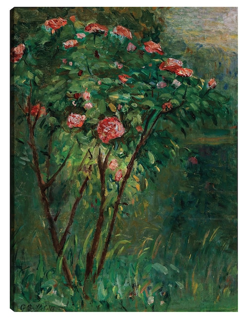 Cuadro decorativo El rosal en flor (c. 1884-1885) técnica mixta Cuadros Jr Primavera