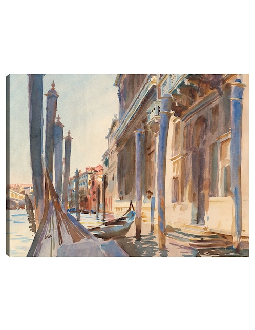 Cuadro decorativo Amarres de góndolas en el Gran Canal (1904-1907) técnica mixta Navegación 1