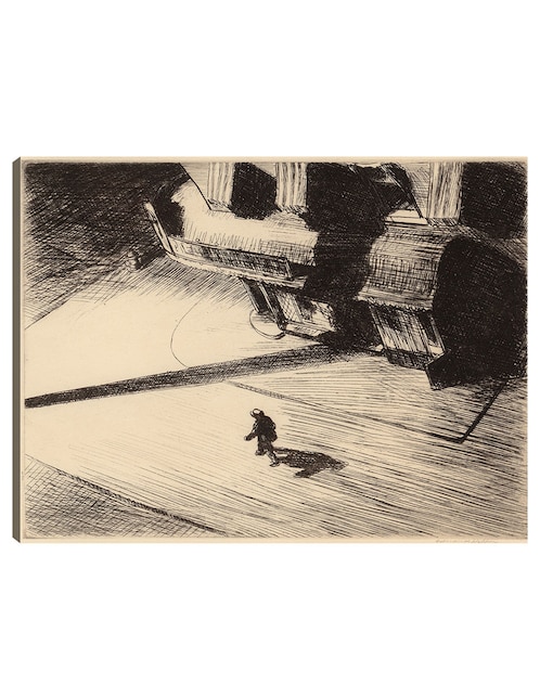 Cuadro decorativo Sombras nocturnas (1921) técnica mixta Inspiración 1