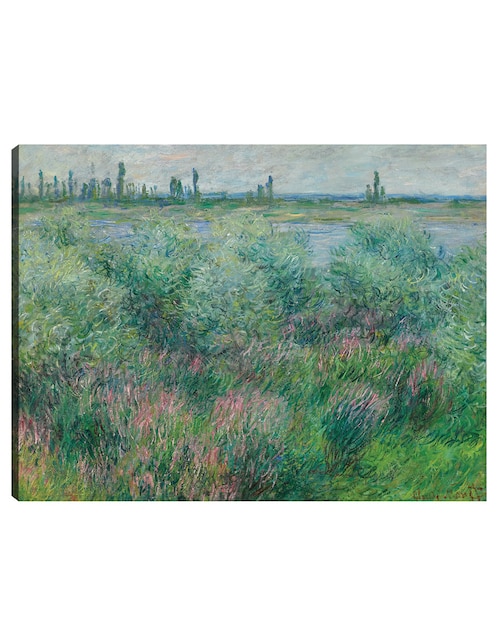 Cuadro decorativo Orillas del Sena cerca de Vétheuil (1881) técnica mixta Campos 1