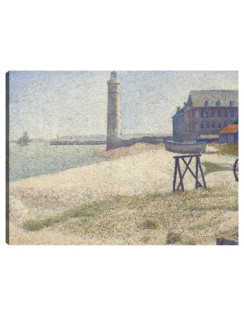 Cuadro decorativo El faro de Honfleur (1886) técnica mixta Cuadros Jr Faros