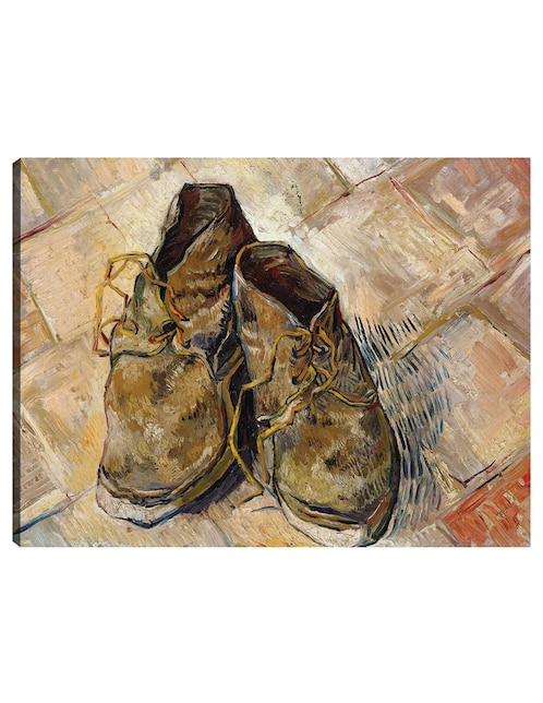 Cuadro decorativo Zapatos (1888) técnica mixta Cuadros Jr Objetos