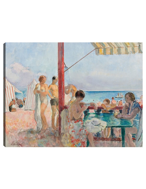 Cuadro decorativo El chiringuito (1923-25) técnica mixta Playas 1