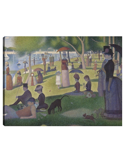 Cuadro decorativo Un domingo en La Grande Jatte (1884) técnica mixta Gente 1