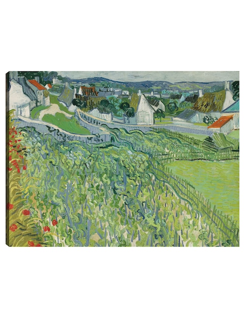 Cuadro decorativo Viñedos de Auvers (1890) técnica mixta Cuadros Jr Inspiración