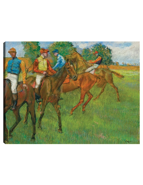 Cuadro decorativo Antes de la carrera (1887-1889) técnica mixta Deportes 1