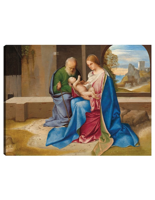 Arbustos Y Arboles - Cuadro - Lienzo Con Marco Estándar - 70x50