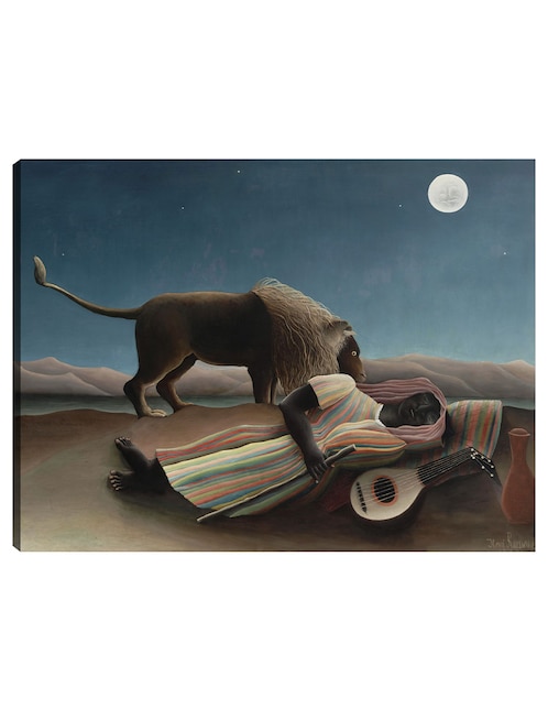 Cuadro decorativo La gitana dormida (La Bohémienne endormie) (1897) técnica mixta Inspiración 1