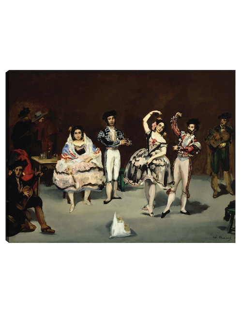 Cuadro decorativo Ballet español técnica mixta Danza 1