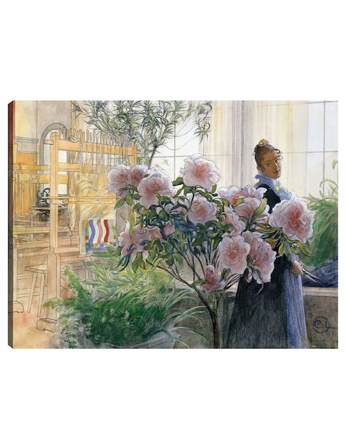 Cuadro decorativo Azalea (1906) técnica mixta Gente 1