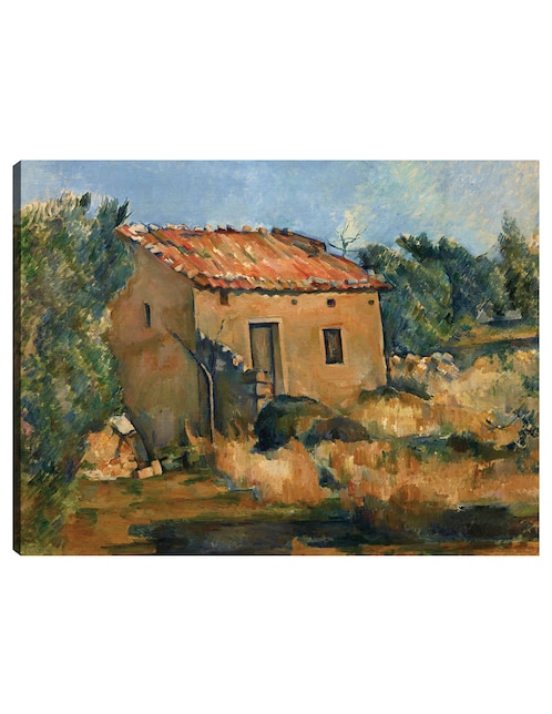Cuadro decorativo Casa abandonada cerca de Aix-en-Provence (1885-1887) técnica mixta Océanos 1