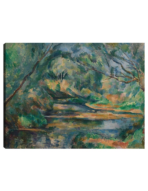 Cuadro decorativo El arroyo (c. 1895-1900) técnica mixta Campos 1