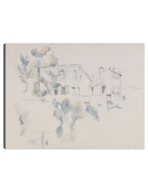 Cuadro decorativo Vista del Château Noir (hacia 1887 - 1890) técnica mixta Cuadros Jr Edificios