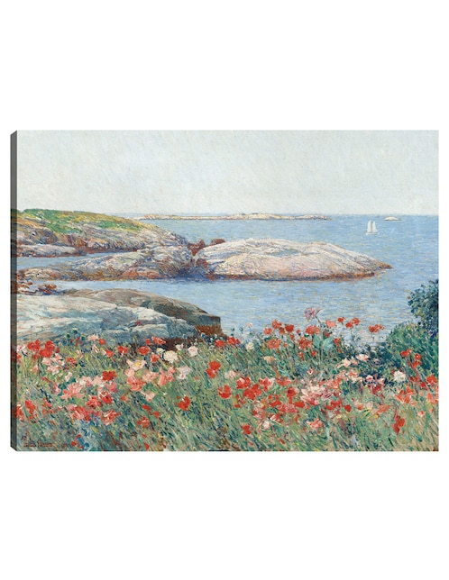 Cuadro decorativo Amapolas, Isles of Shoals, 1891 técnica mixta Cuadros Jr Islotes