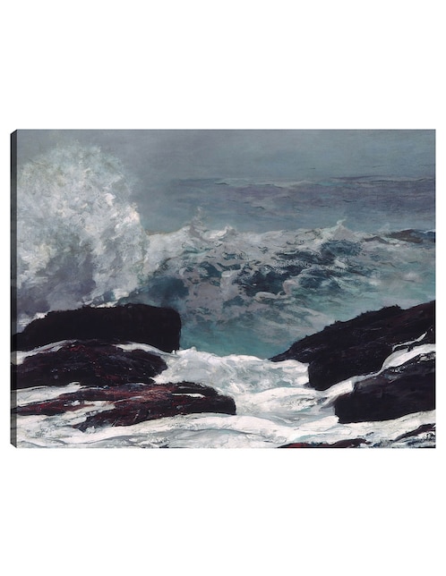 Cuadro decorativo Costa de Maine (1896) técnica mixta Océanos 1